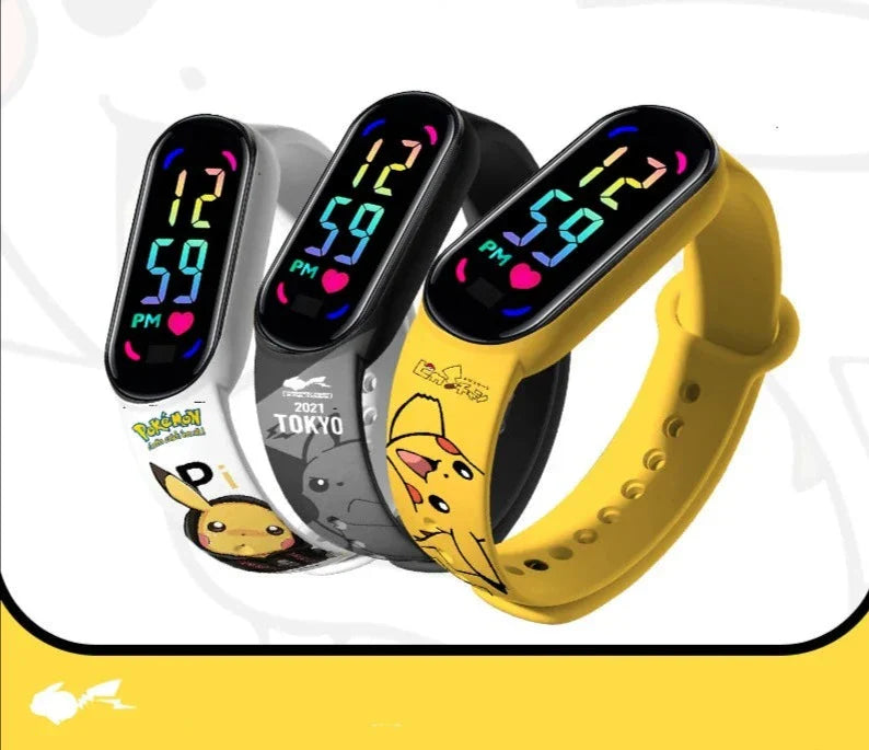 Montre Enfant Pikachu avec Affichage Coloré