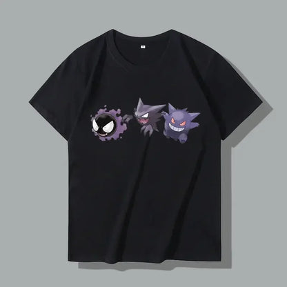 T-shirt d'été Gengar pour fans de Pokémon