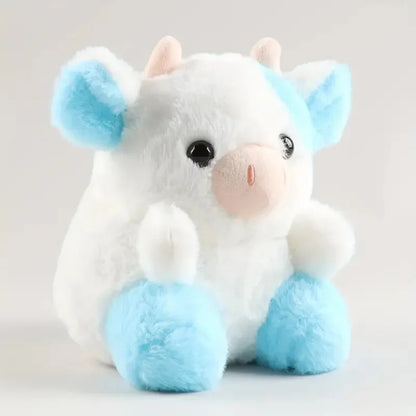 Doudou Vache Bleue Géante en Peluche