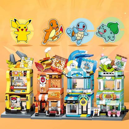 Set de Construction Pokémon : Bâtissez Pikachu, Glumanda, Schiggy et Bisasam