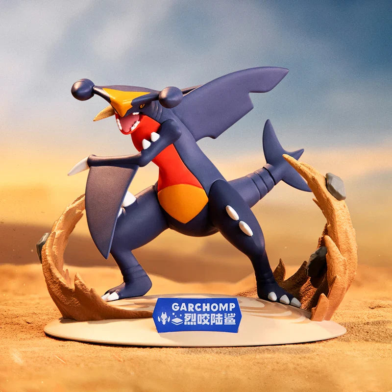 Figurine Garchomp Knakrack - Pokémon Dragon (10 cm)