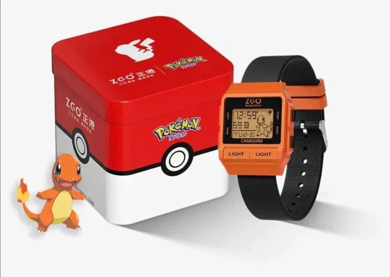 Montre LCD Pokémon pour Enfants - 3 Motifs Fascinants