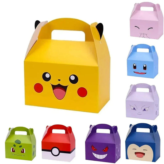 Boîtes de cadeau Pokémon Pummeluff et Pikachu - 8 pièces élégantes