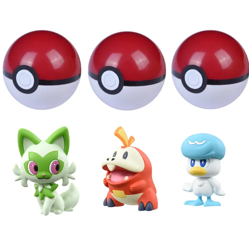 Pokémon Karmesin und Purpur Figuren - Felori, Kwaks, Krokel ca. 4-5cm kaufen