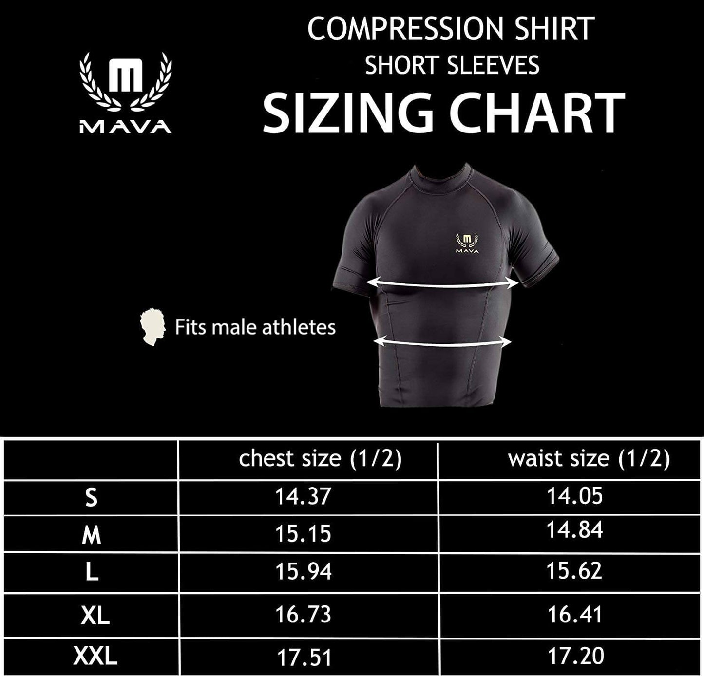 Haut de Compression MAVA à Manches Courtes