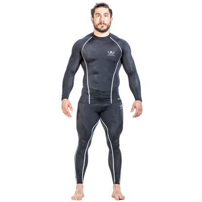 Maillot de Compression Long Sleeve MAVA pour Hommes