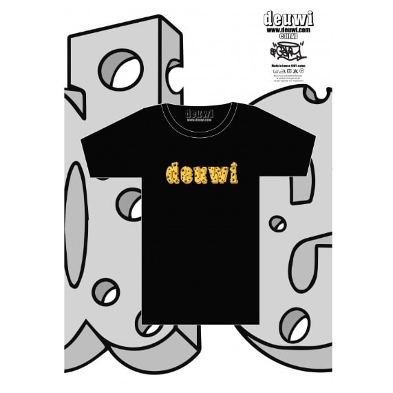 T-shirt Deuwi "Cheesy" - L’originalité à porter