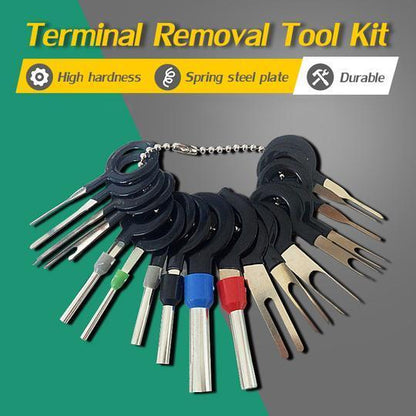 Kit de 18 Outils de Suppression de Terminal pour Réparations Automobiles