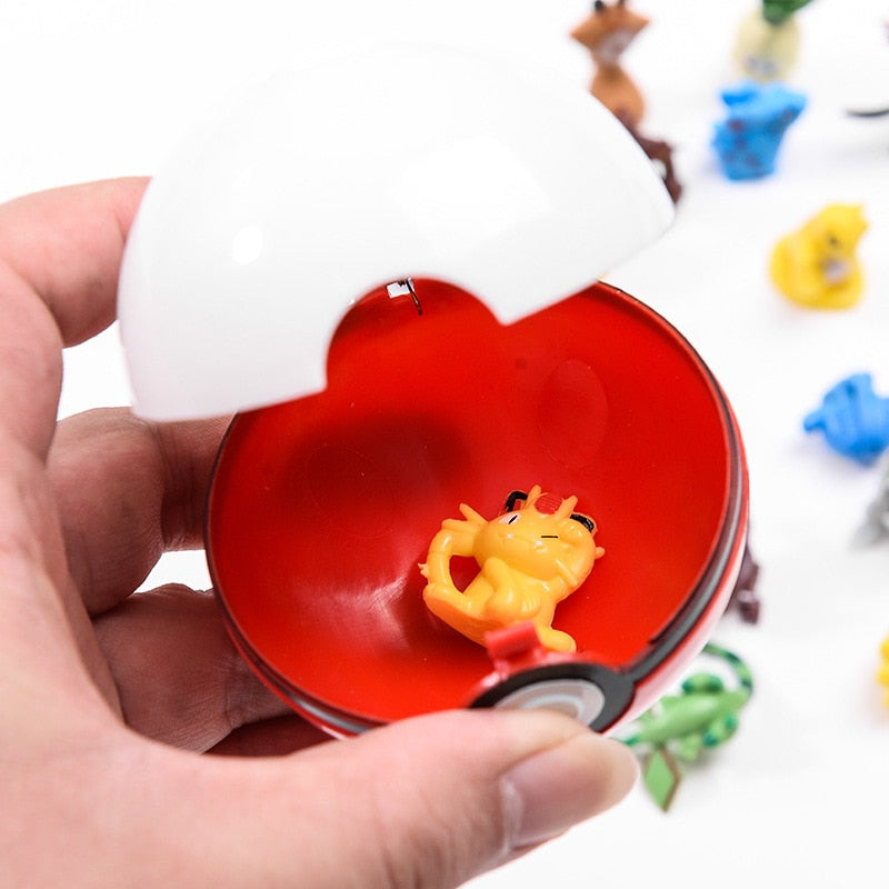 Pokémon Pokéballs avec Figurines - Styles Uniques à Collectionner