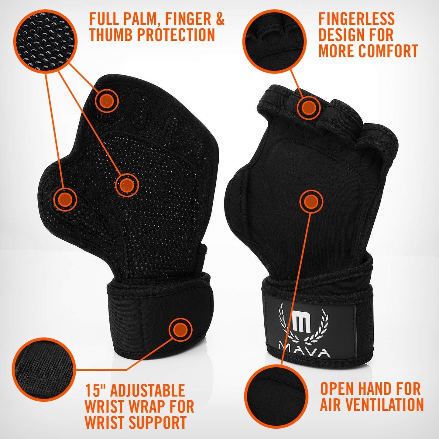 Gants d'entraînement Extreme Grip Mava