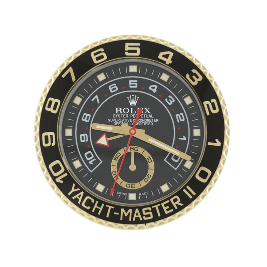 Relógio de parede de luxo Rolex iate -master II - Elegância náutica e precisão de prestígio