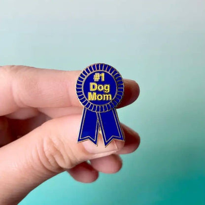 Pins in smalti d'oro "Dog Mom"- Accessorio di moda per gli amanti dei cani