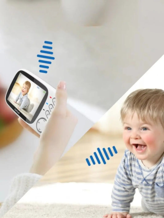 Intelligent babyphone with 3x zoom and night vision