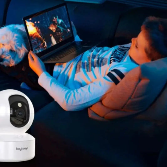 Babyphone Rotatif Haute Résolution 360° avec Vision Nocturne