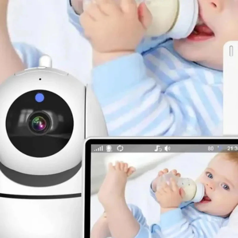 High -end rotary babyphone with HD camera