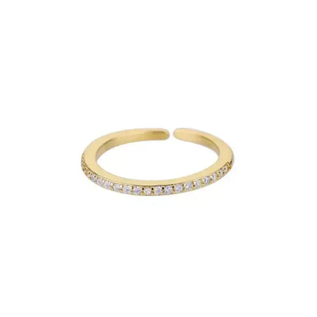 Bague Ajustable Femme Or - Passeport Cases