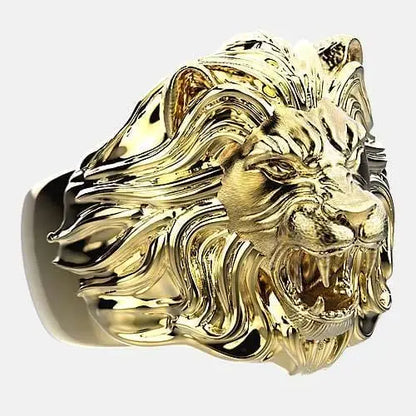 Bague lion dorée By Art Caribe - Passeport Cases