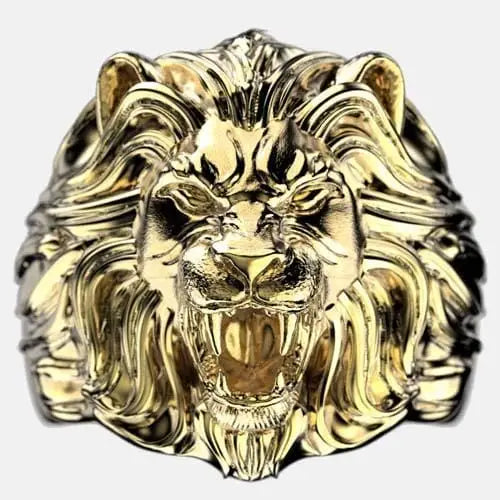 Bague lion dorée By Art Caribe - Passeport Cases