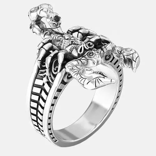 Bague Scorpion Argent By Art Caribe - Passeport Cases