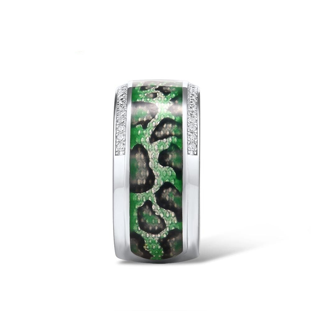 Bague Vintage Serpent en Argent Sterling 925