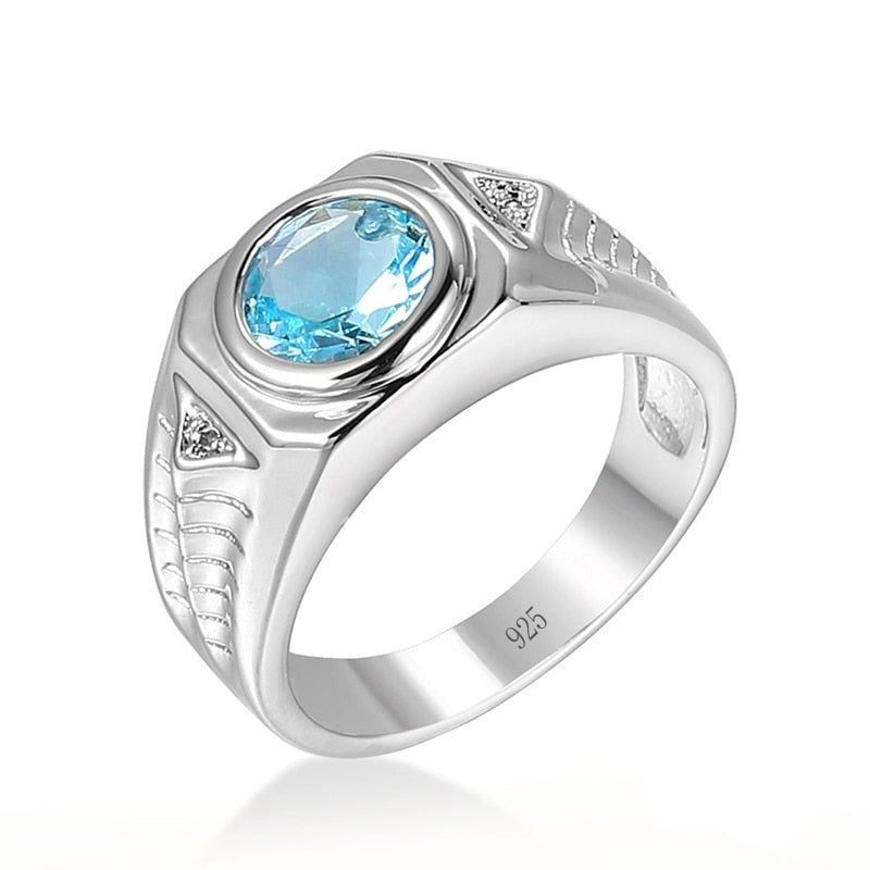 Bague Vintage Aigue Marine