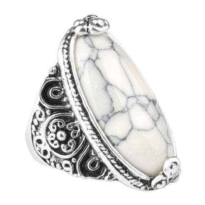 Bague Vintage Blanche