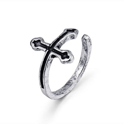 Bague vintage croix de malte