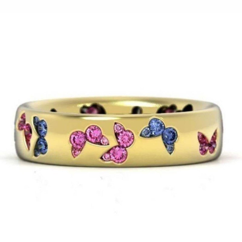 Bague vintage papillon