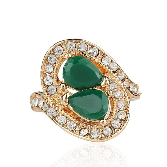 Bague Vintage Verte