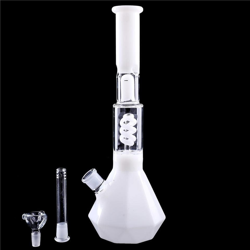 BANG EN VERRE DIAMANT 40 CM - Accessoires Fumeur 420 | Professionnels de Bangs, Pipe a Eau et CBD