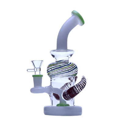 Bang en Verre Arlequin – Pipe à Eau Élégante pour Concentrés de CBD