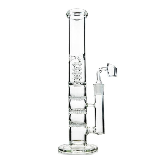 Bang en verre Cage à Oiseau 32 cm avec quadruple percolation et système ice