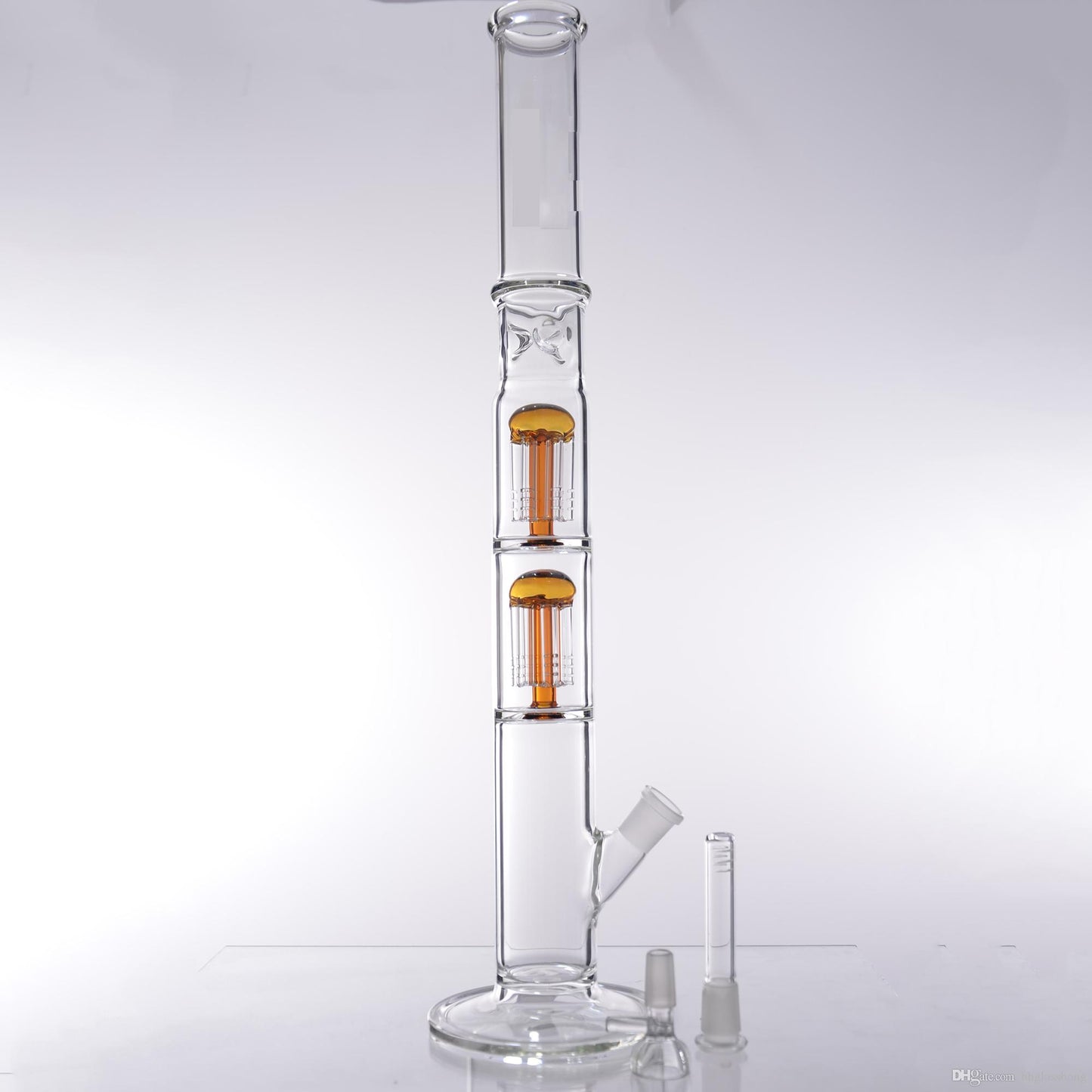 Bang en Verre Champignon 50 cm avec Système de Percolation et Technologie Ice