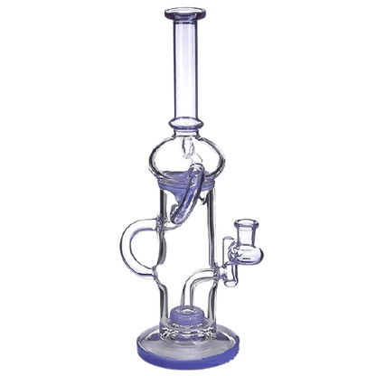 Bang en Verre Violet Bro 32 cm - Élégance et Fonctionnalité