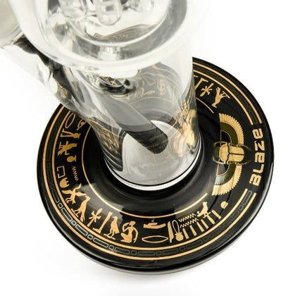 BANG BLAZE EGYPT - Bang en Verre Antique de 48 cm avec Percolateur et Système Ice