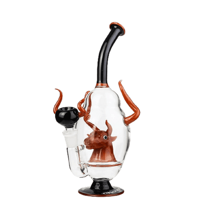 Bang Chongz Torro Rosso X El Diablo – Bang en Verre avec Percolateur Innovant de 30 cm