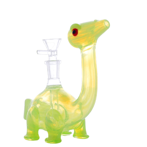 Bang en verre Diplodocus - Pipe à eau artisanale avec design unique