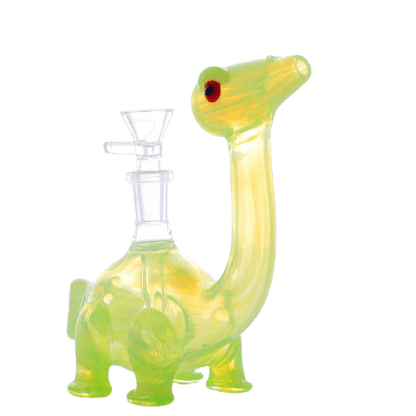 Bang en verre Diplodocus - Pipe à eau artisanale avec design unique