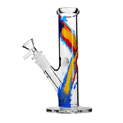 Petit Bang Ice en Verre 22 cm - Fumeur Élégant avec Système Ice et Design Coloré