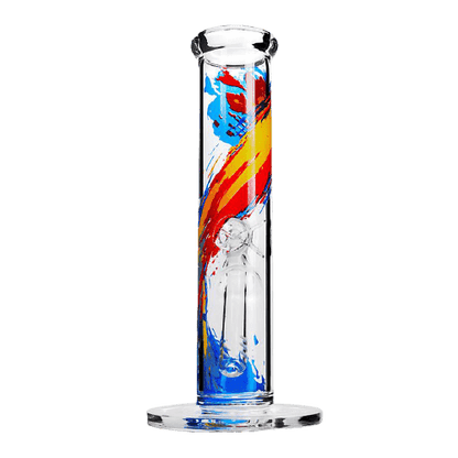 Petit Bang Ice en Verre 22 cm - Fumeur Élégant avec Système Ice et Design Coloré