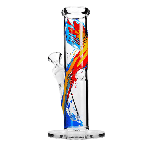 Petit Bang Ice en Verre 22 cm - Fumeur Élégant avec Système Ice et Design Coloré