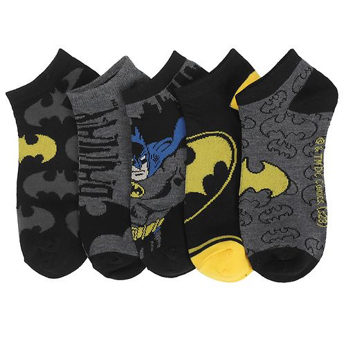 Chaussettes Chevilles Mix and Match Logo Batman (5 Paires)