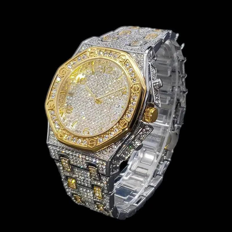 Bicolore | Montre royal iced out - Passeport Cases