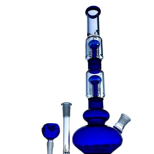 BANG EN VERRE COLOR 42 CM - Accessoires Fumeur 420 | Professionnels de Bangs, Pipe a Eau et CBD