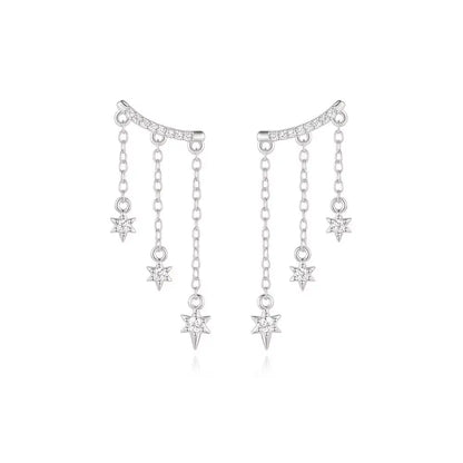 Boucles d'Oreilles Grimpantes Etoiles - Passeport Cases