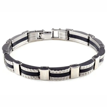 Bracelet Chaine Acier Homme Moderne