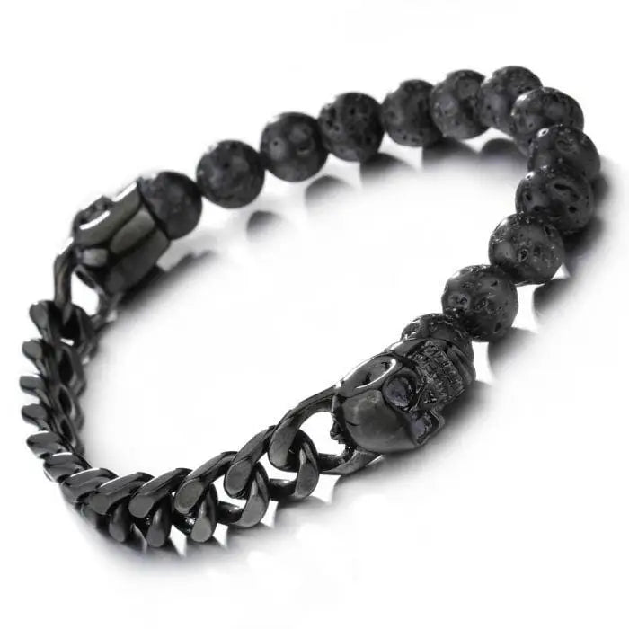 Bracelet Chaine Perles Homme