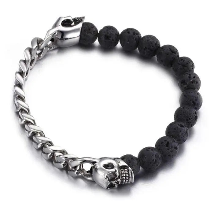 Bracelet Chaine Perles Homme