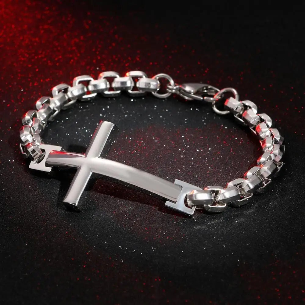 Bracelet Croix Homme