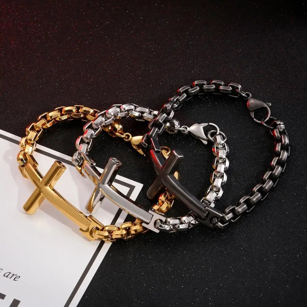 Bracelet Croix Homme